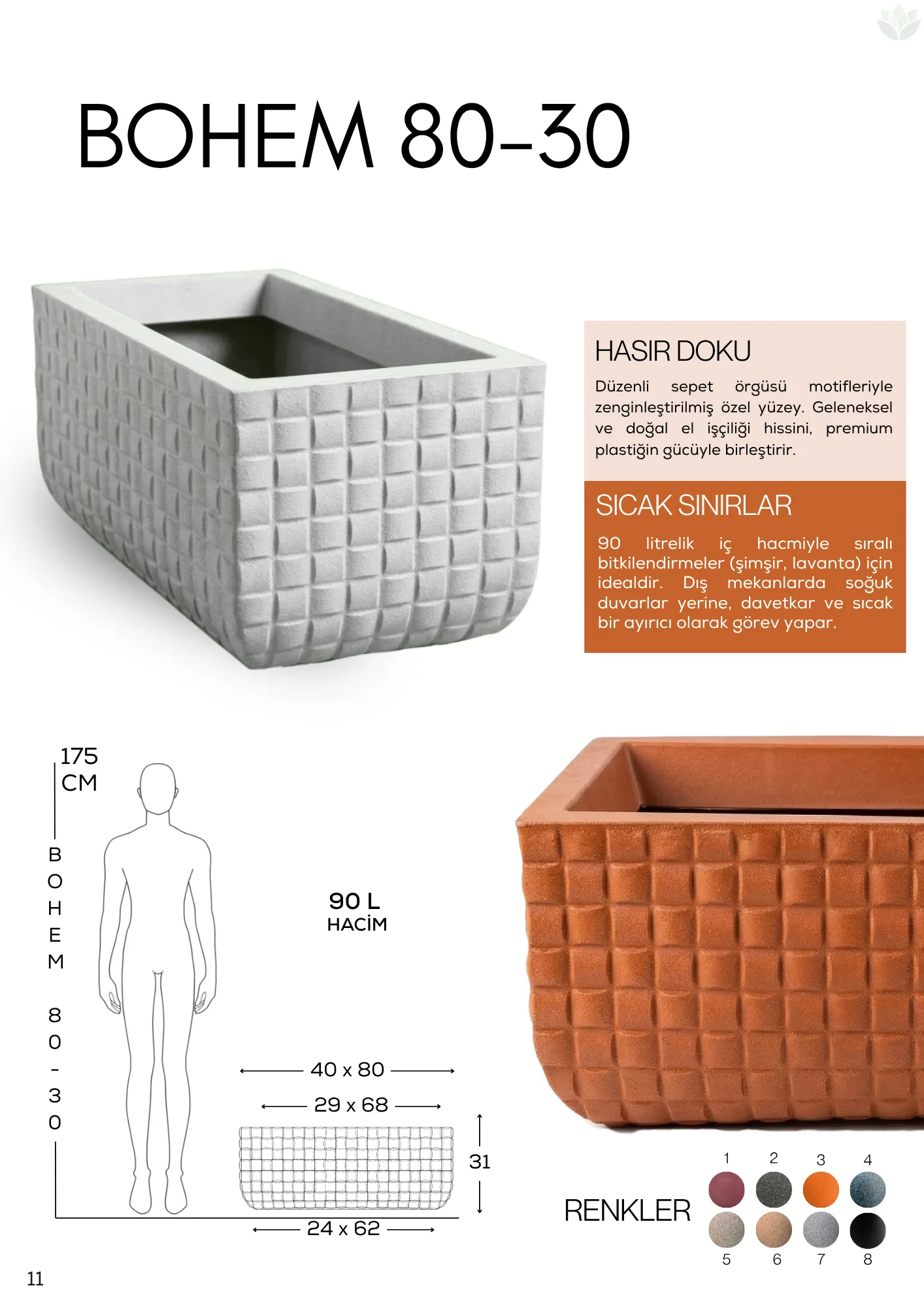 Bohem 80-30 — Terracotta
